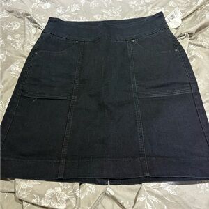 NWT Jag jeans Janelle skirt 16 XL denim black